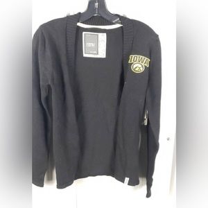 NWOT Ladies Iowa Ladies cardigan Sweater size S